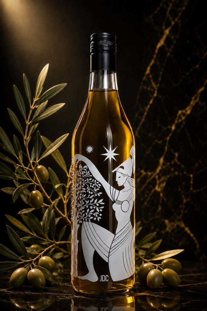 Botella aceite Atenea